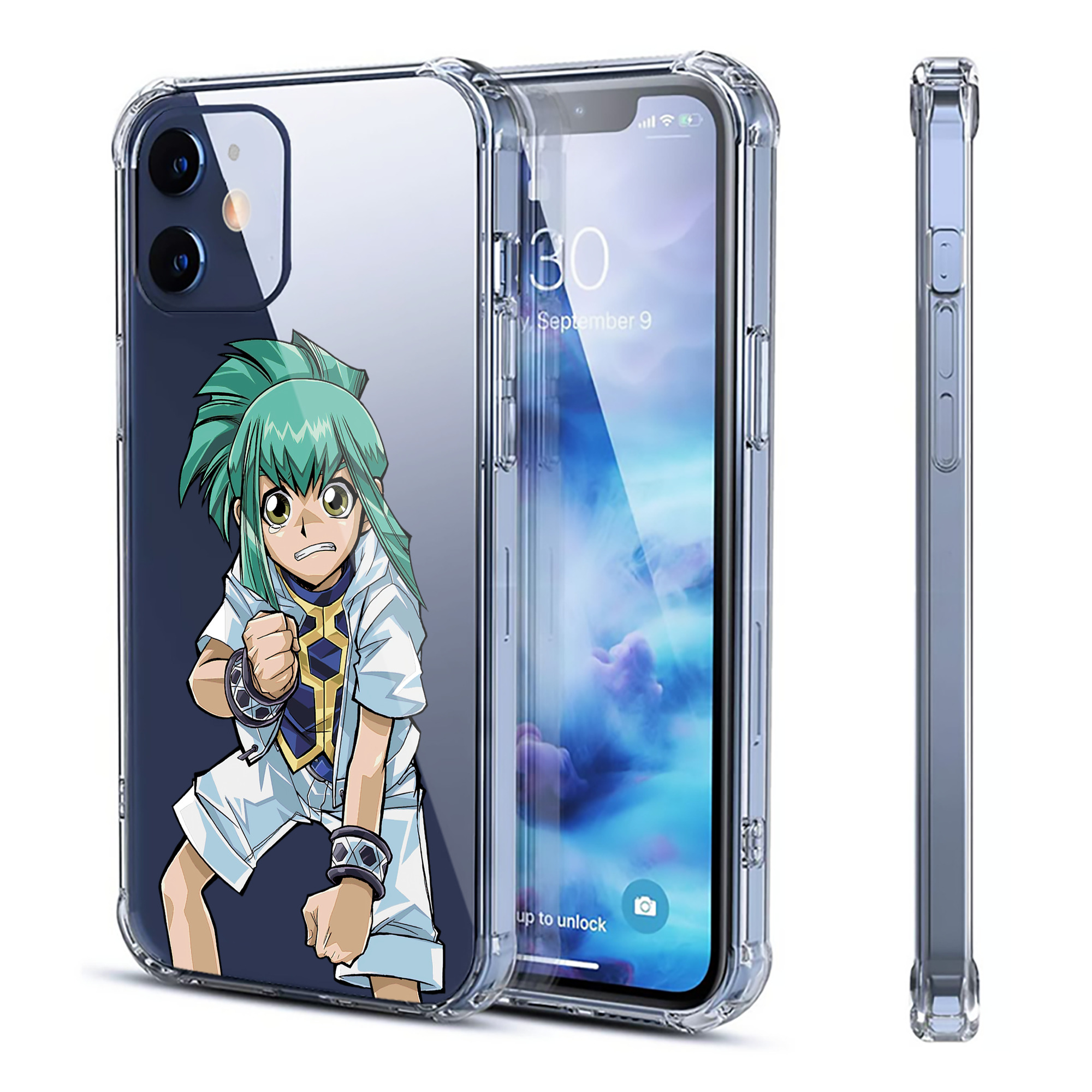 （画像用） 遊☆戯☆王 Yu-Gi-Oh! 【iPhone 12シリーズ対応】透明スマホケース（クリアソフトケース）